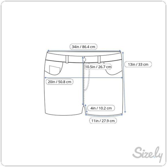 No Boundaries Distressed Denim Shorts Women's Size 15 Blue Casual Jean 34x4 - Picture 2 of 8